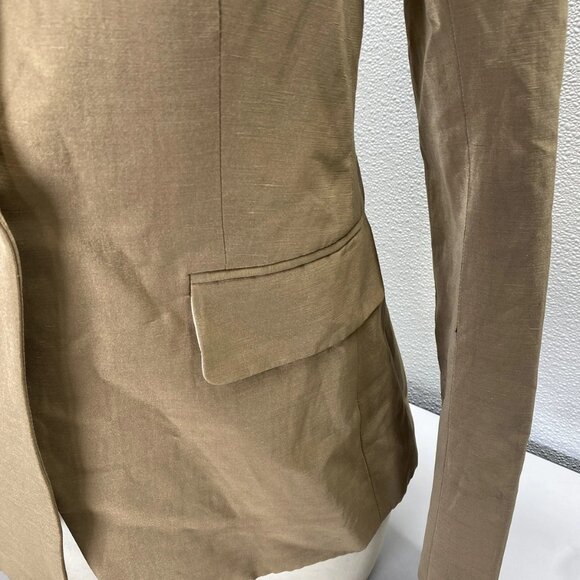 Veronica Beard Women’s Izara Dickey Blazer Jacket – Gold – Size 4 - Picture 10 of 14